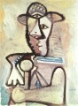 Bust of a man 2 1971 Pablo Picasso